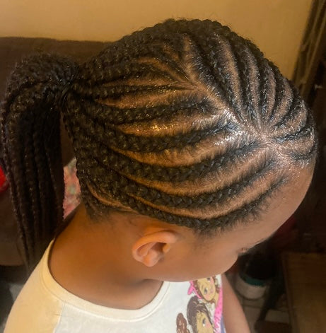 BRAIDED PONYTAIL-Adults & Kids